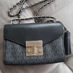 Michael kors Rose crossbody Black monogram
